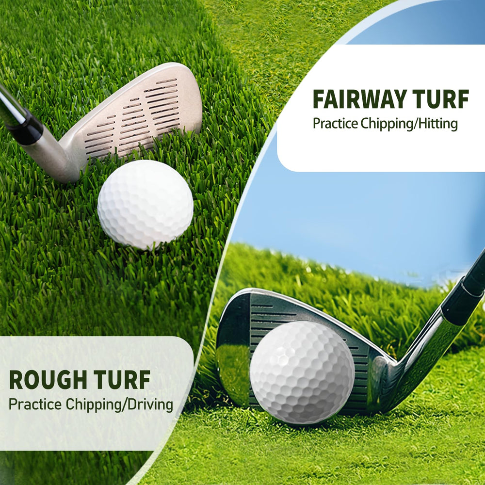 Fanshaw wooden tee included next to mat for immediate practice convenience