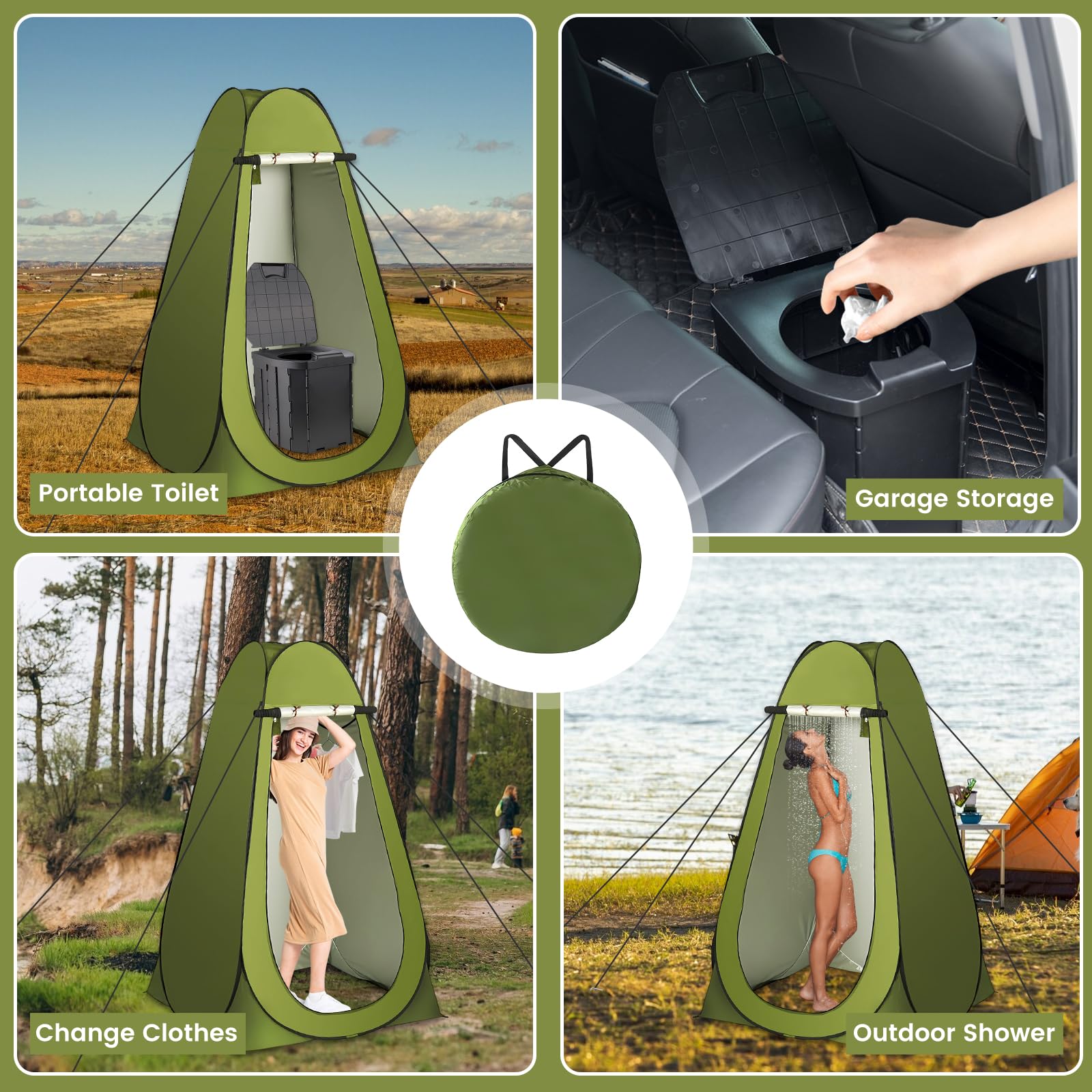 Fantasyon lifestyle campsite use offering private hygiene outdoors