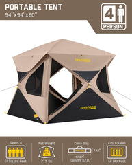 FanttikOutdoor interior wide shot displaying roomy space and standing height