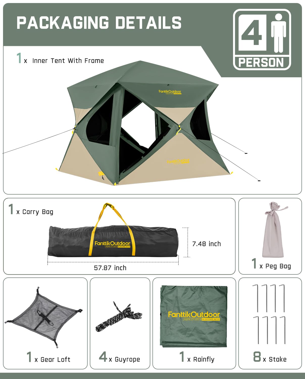 FanttikOutdoor tent set with truck and gear showing overlanding convenience benefit