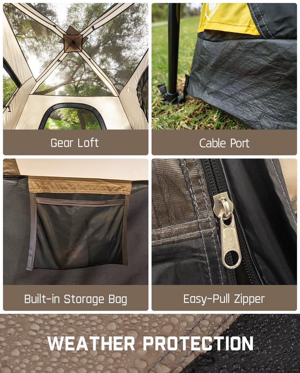 FanttikOutdoor carbon steel pole joint close-up for sturdy frame benefit