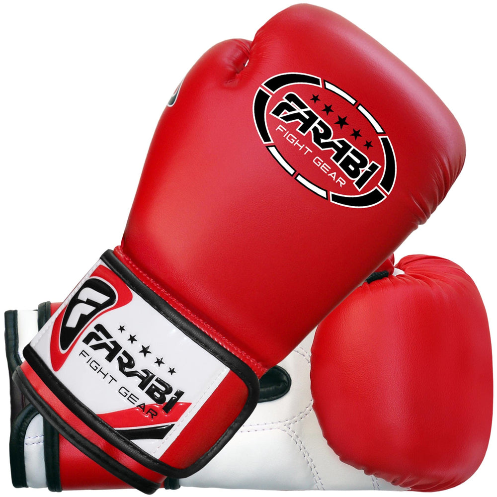 Farabi Sports kid wearing gloves during training for confidence and technique practice