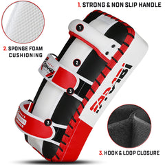Farabi Sports side profile highlighting curved face that guides strike contact