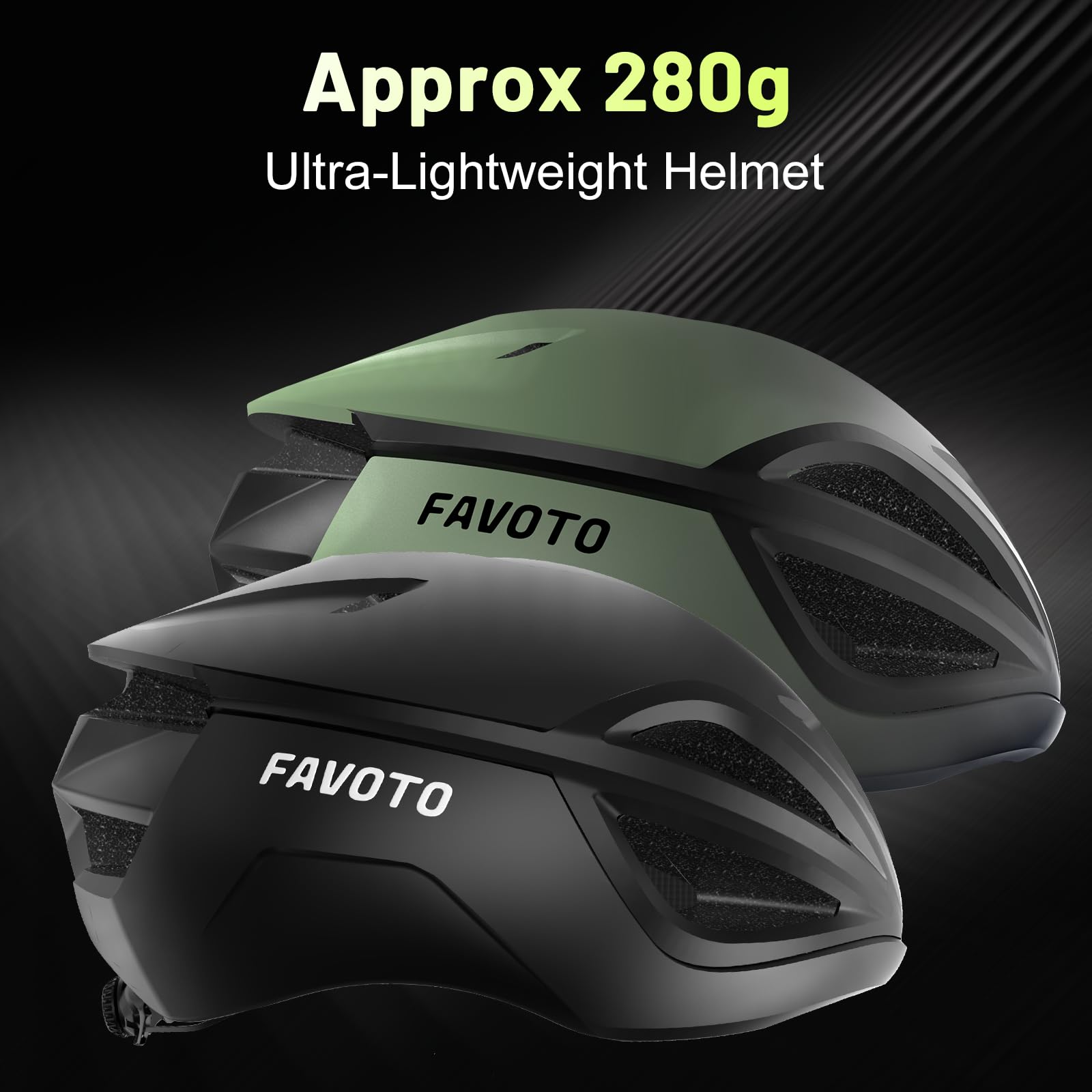 Favoto removable pads out of helmet demonstrating easy cleaning benefit