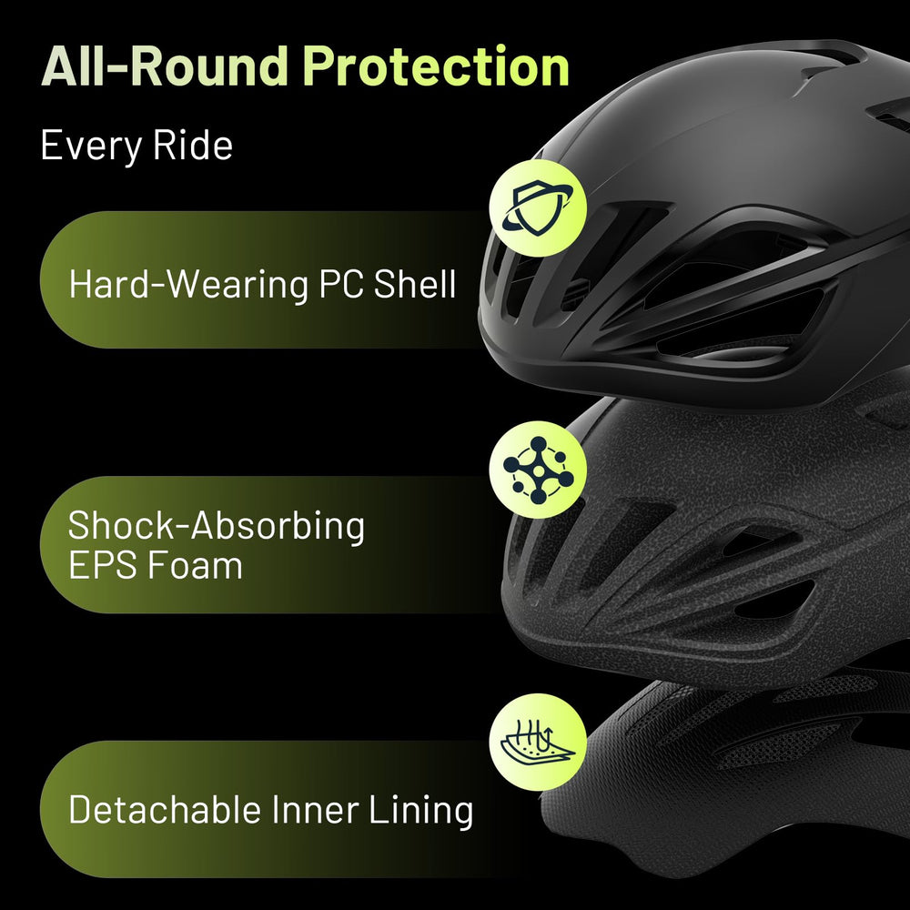 Favoto helmet side profile highlighting vents and cooling benefit