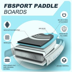 FBSPORT accessory kit with paddle pump leash and bag for instant readiness