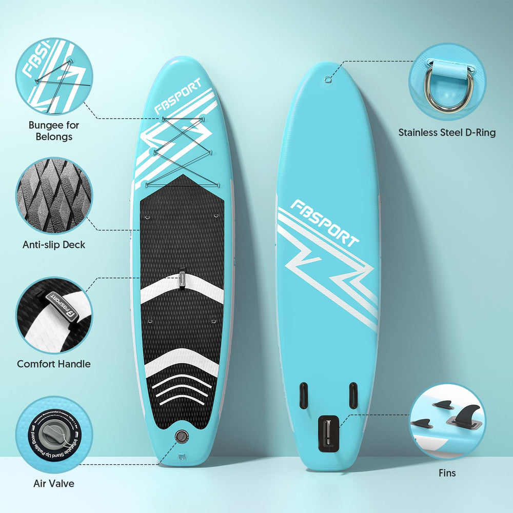 FBSPORT image of removable center fin for improved tracking and customization