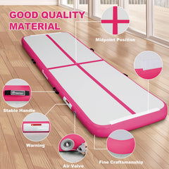 FBSPORT cross-section showing 8-inch thickness and cushion benefit for softer landings and stability