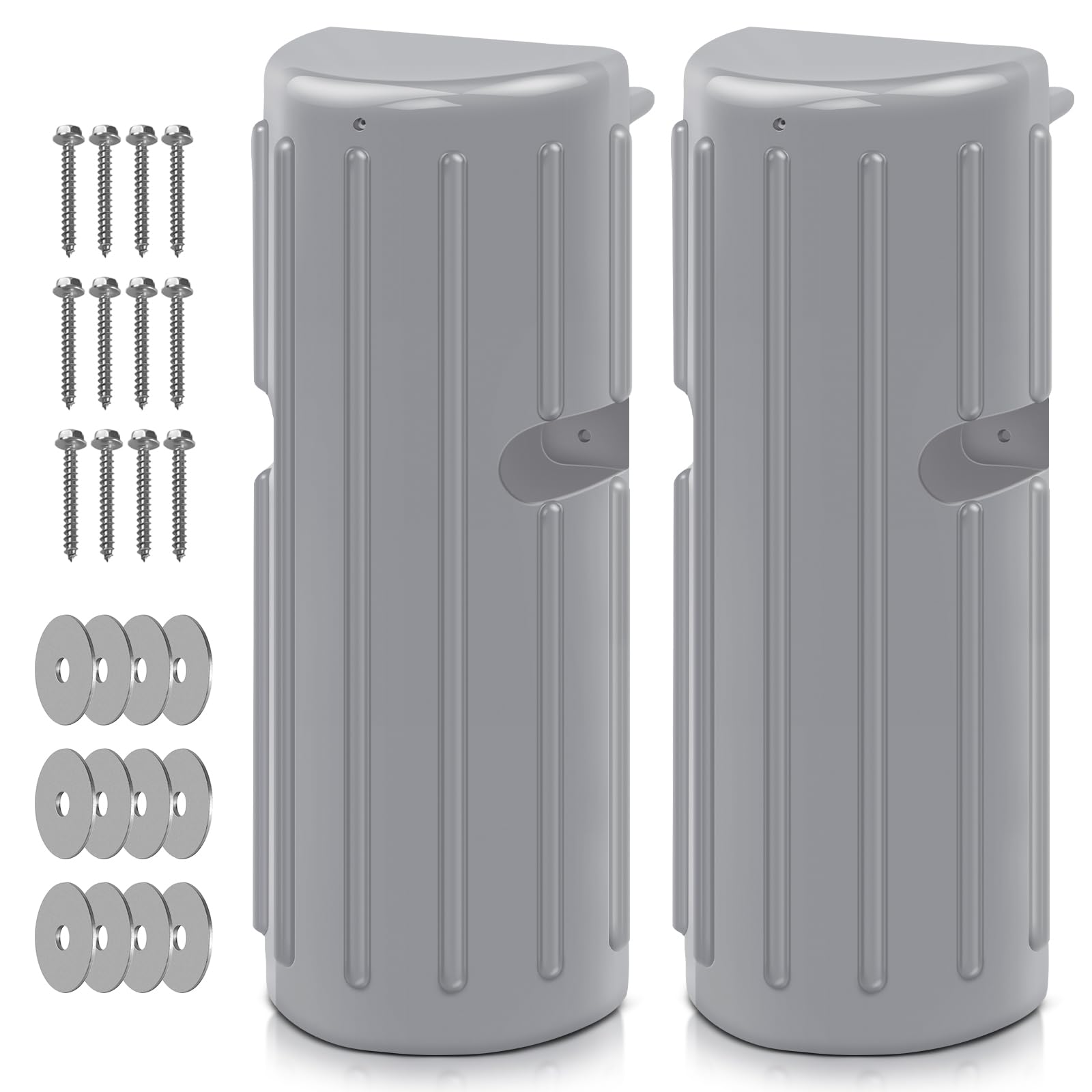 FBULWSEC dock bumper side profile demonstrating rounded guide shape benefit
