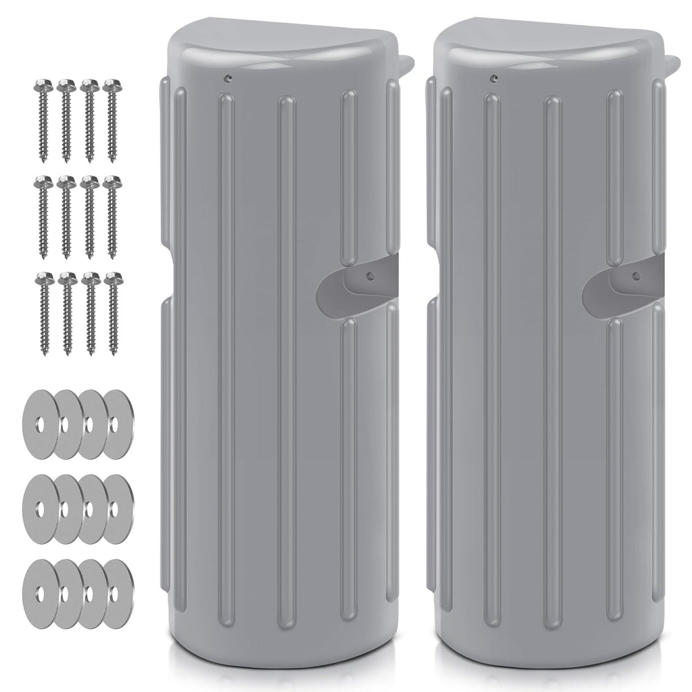FBULWSEC dock bumper side profile demonstrating rounded guide shape benefit