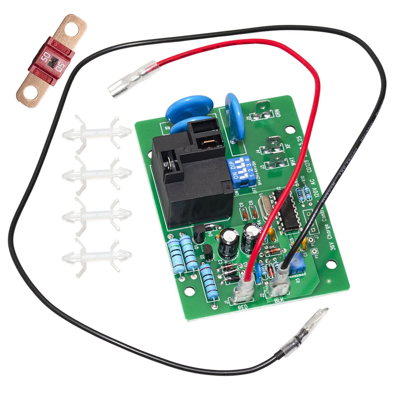 FBULWSEC front view of replacement board showing connectors and mounting points, ensures proper fit
