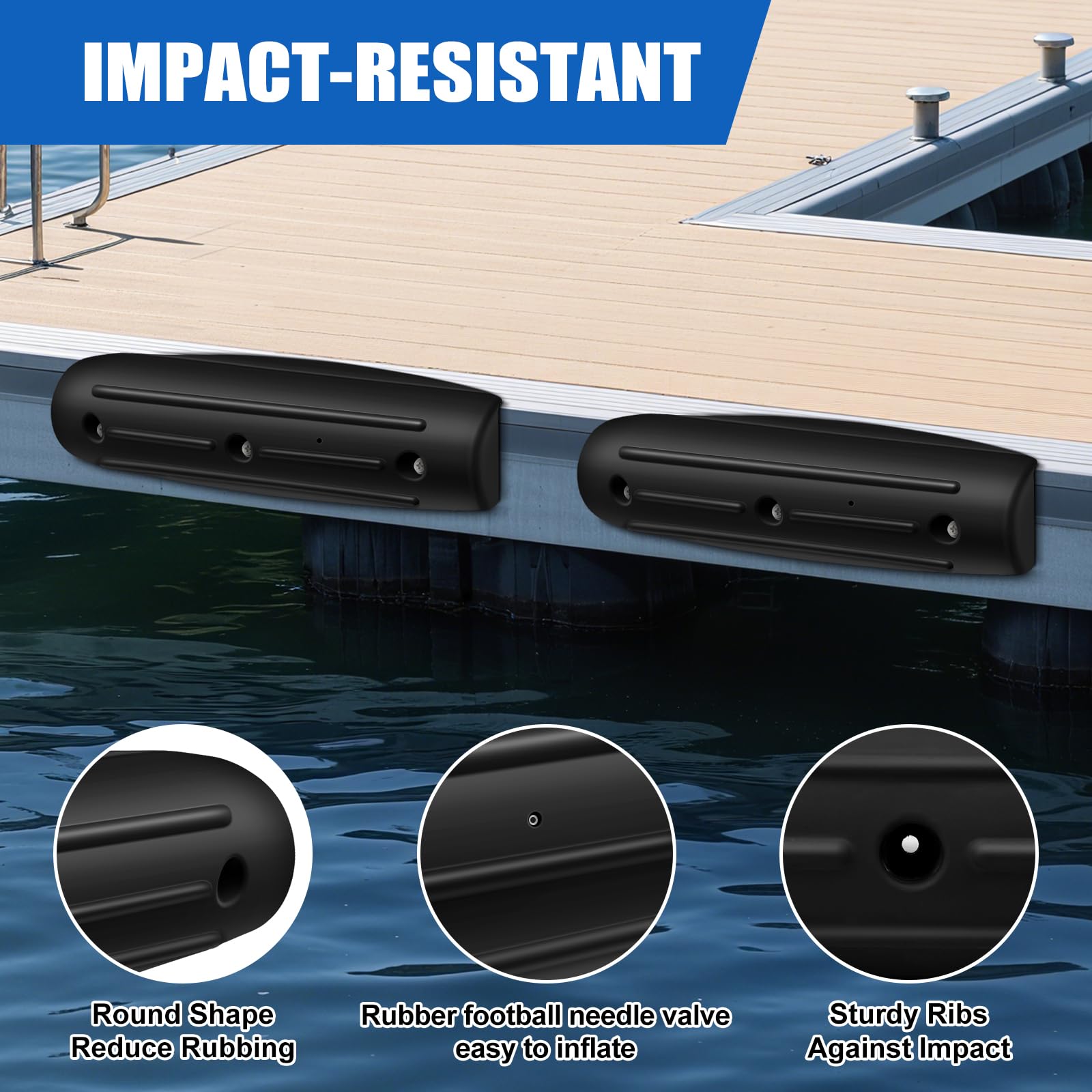 FBULWSEC mounted on a dock side demonstrating immediate protection