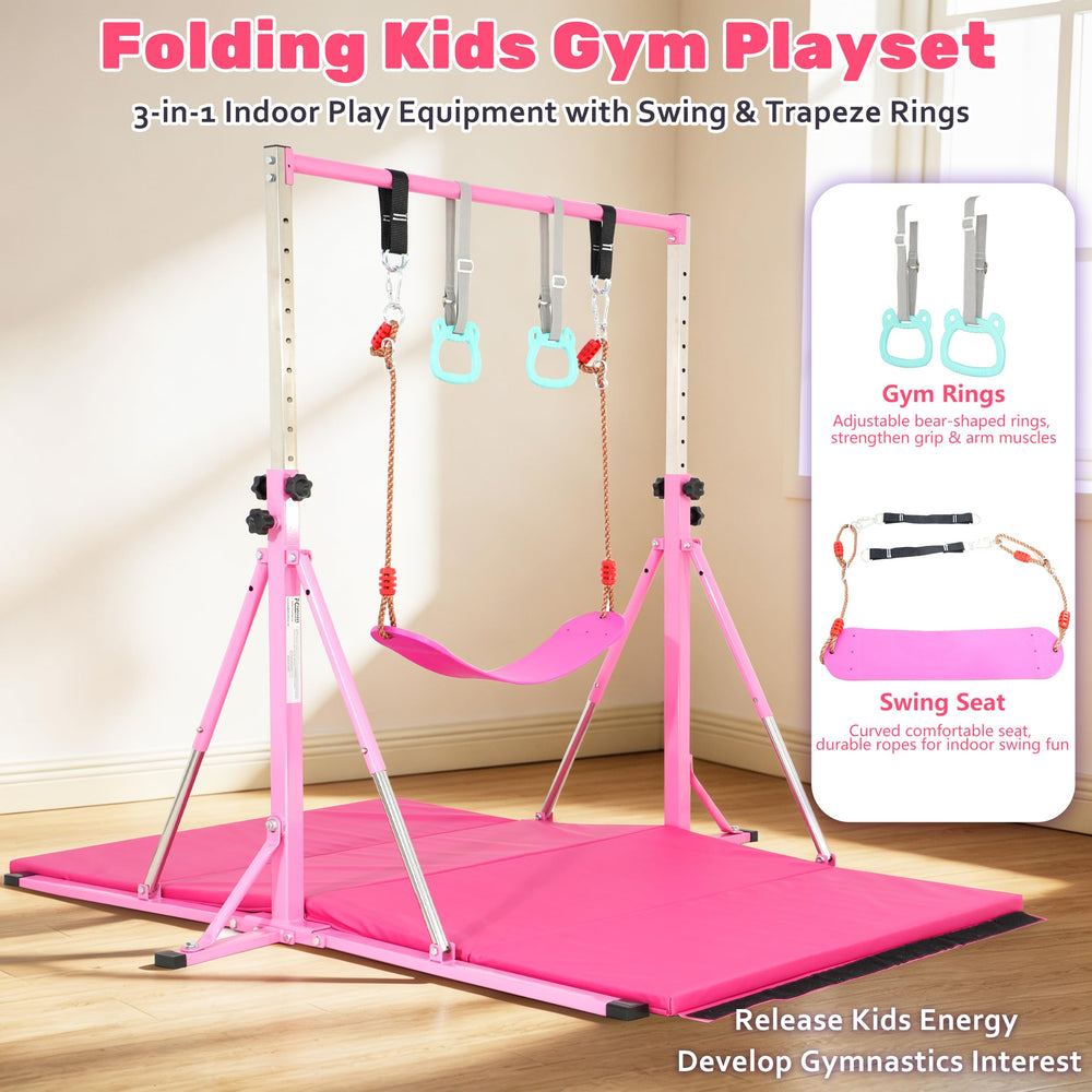 FC FUNCHEER swing in use showing dynamic play options and engagement