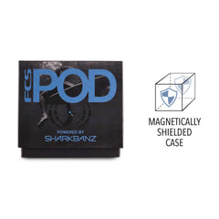 FCS x SHARKBANZ attached to leash cuff demonstrating secure fit benefit