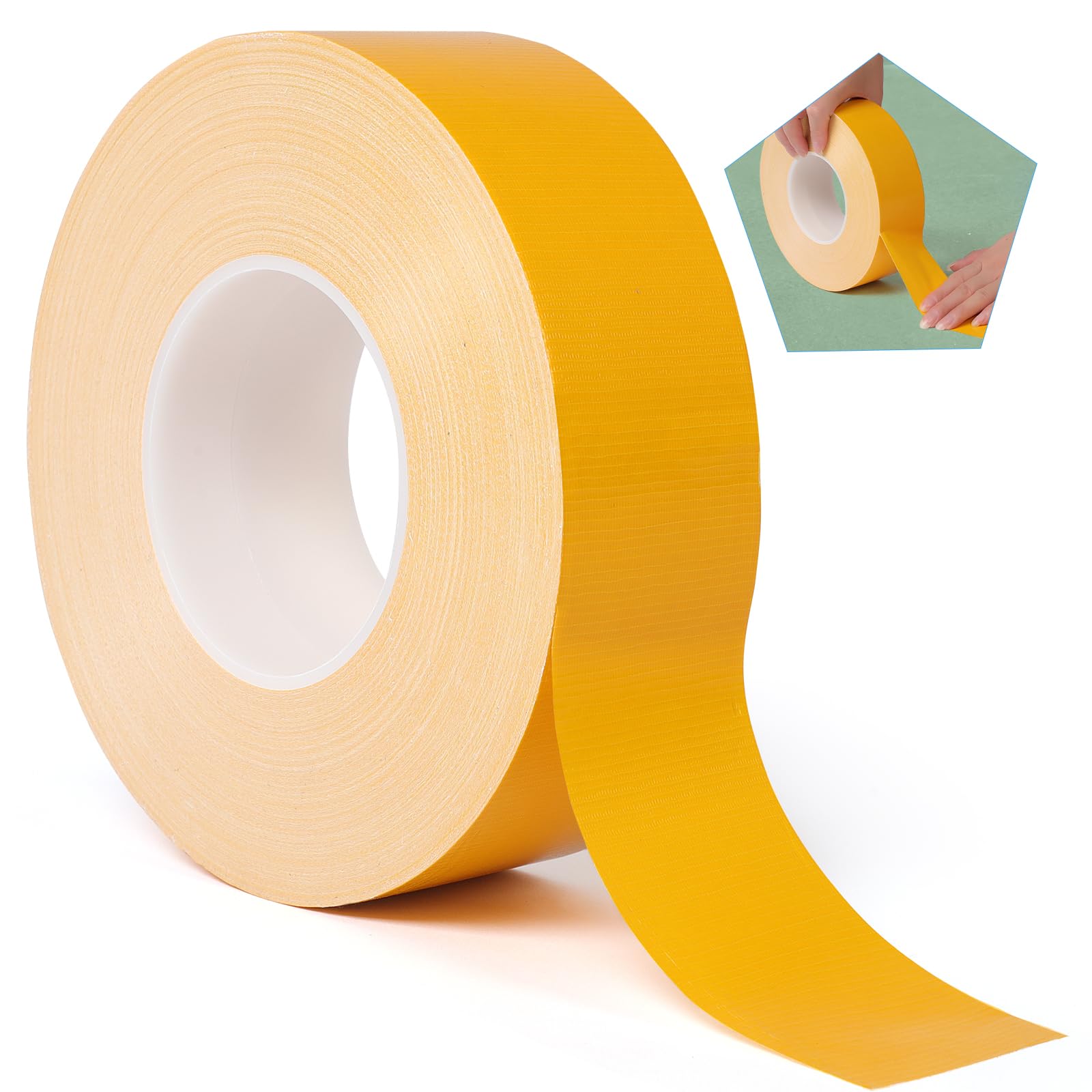 fdalas front roll view showing bright yellow tape and length benefit