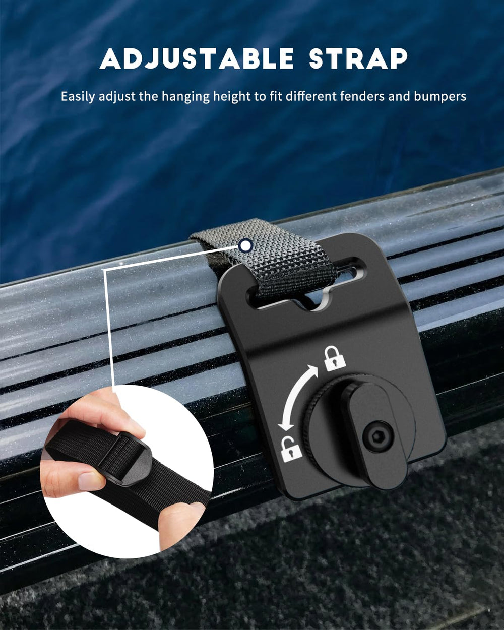 FEATCH textured aluminum finish resisting corrosion in marine conditions