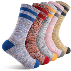 FEIDEER front packaging showing five-color sock set and benefits