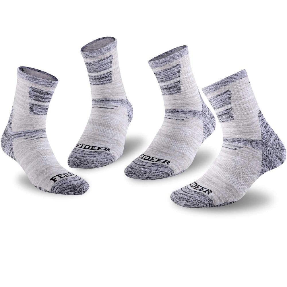FEIDEER folded socks size comparison illustrating available fits