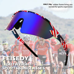 FEISEDY nose pad detail showing soft rubber comfort benefit