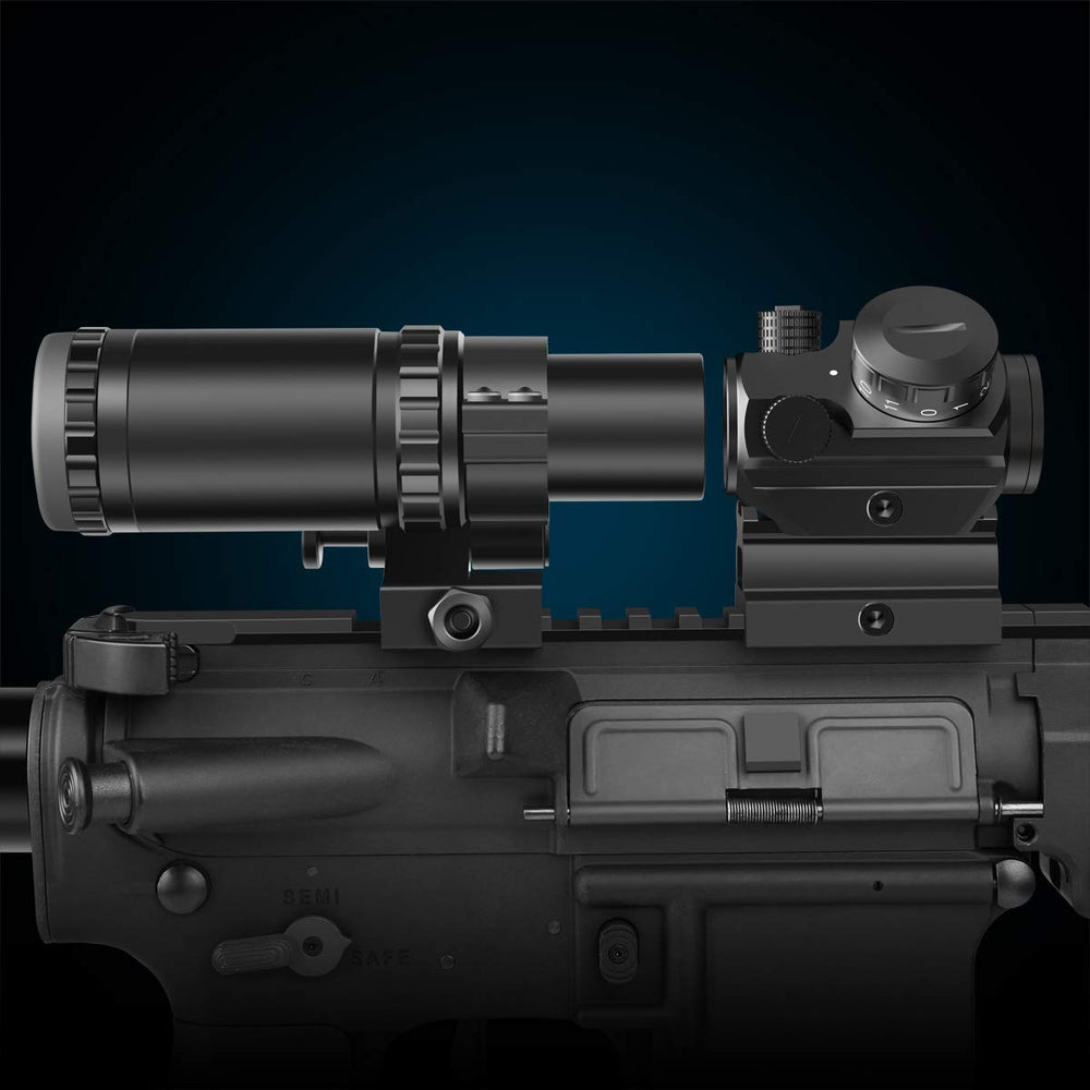 Feyachi M37 size comparison with a coin showing compact footprint and portability