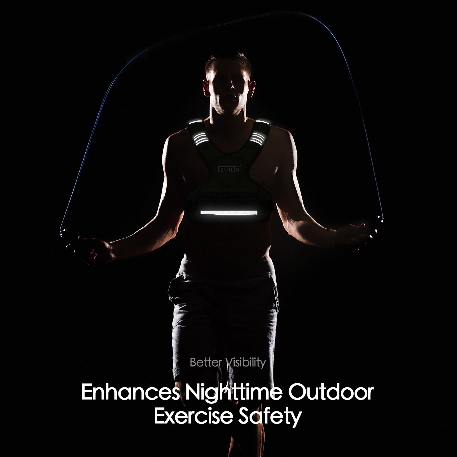 Feyachi reflective strips detail enhancing visibility and outdoor safety