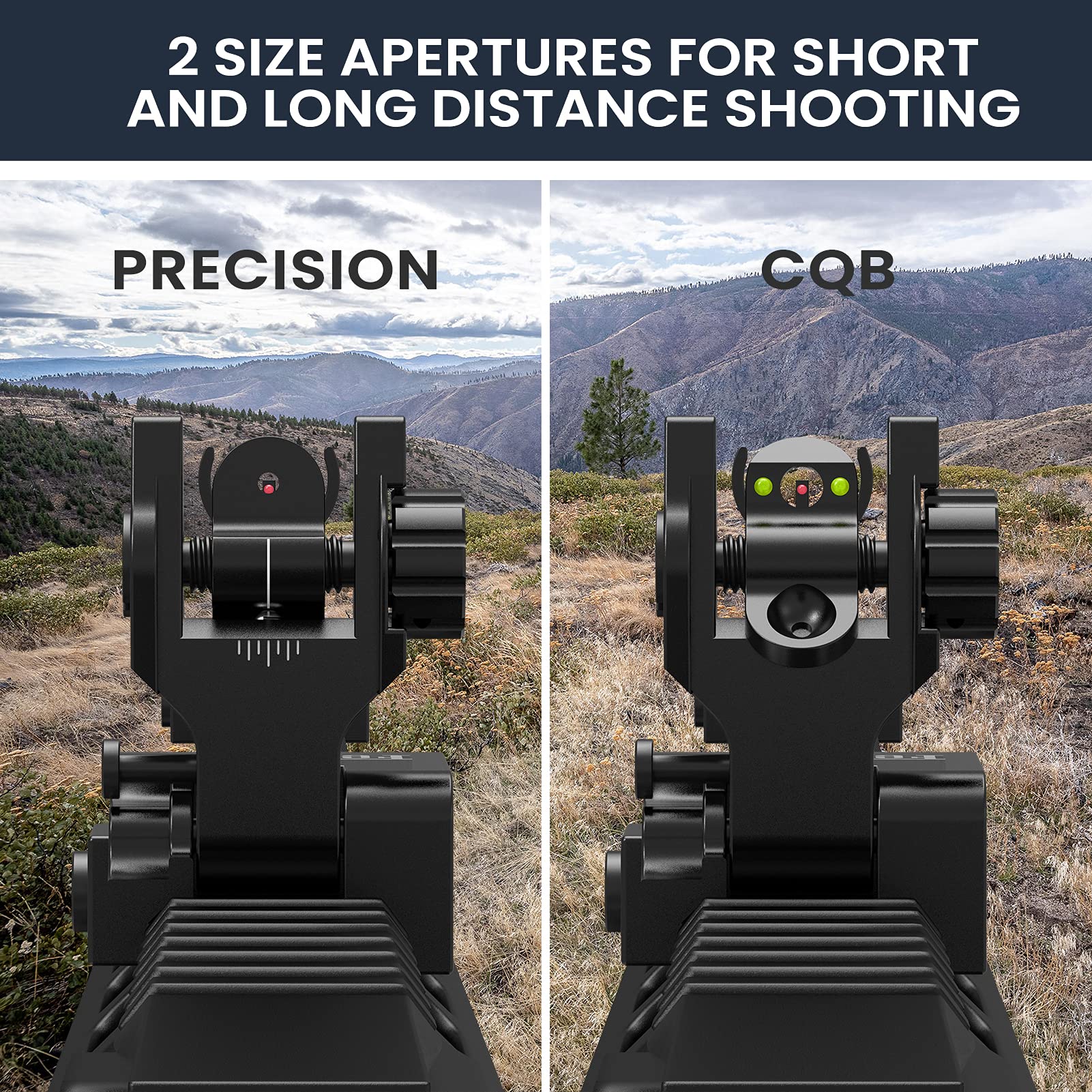 Feyachi S27 illuminated red and green dot reticle demonstration for fast target acquisition
