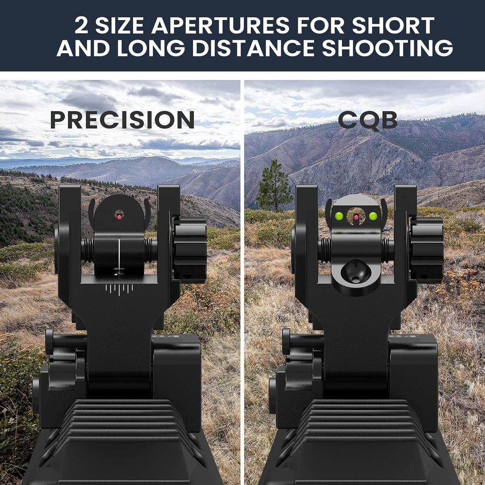 Feyachi S27 illuminated red and green dot reticle demonstration for fast target acquisition