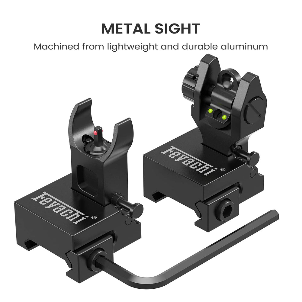 Feyachi S27 mounted on a Picatinny rifle rail showing secure fit and co-witness capability