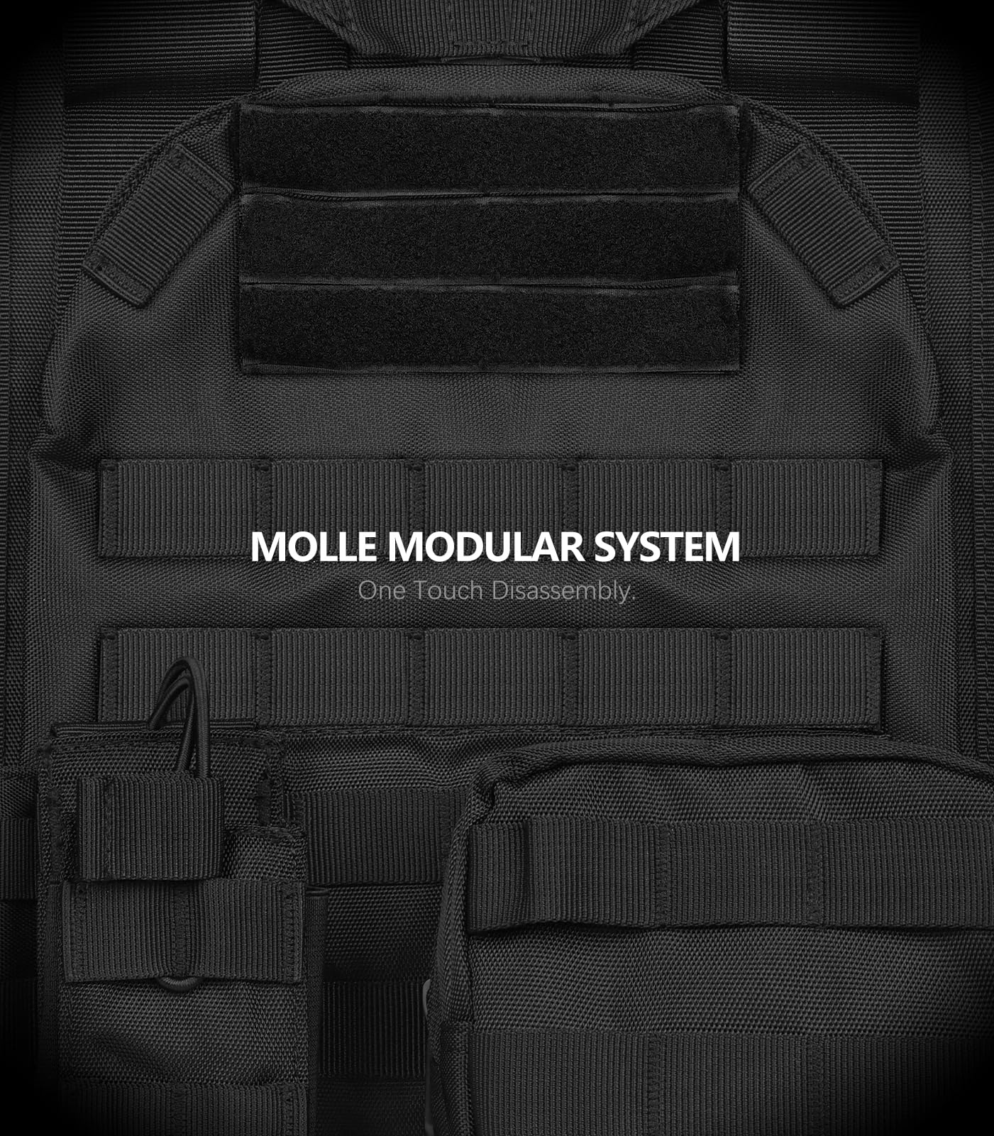Feyachi TM-20 side pockets detail showing secure storage and balanced weight distribution