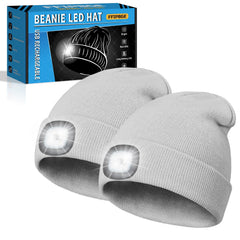FFIPBGE beanie front view showing clean design and warm fit benefit