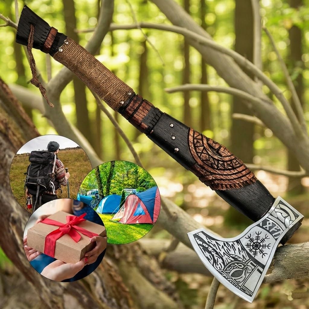 FH TRADERS premium leather sheath protecting blade during transport