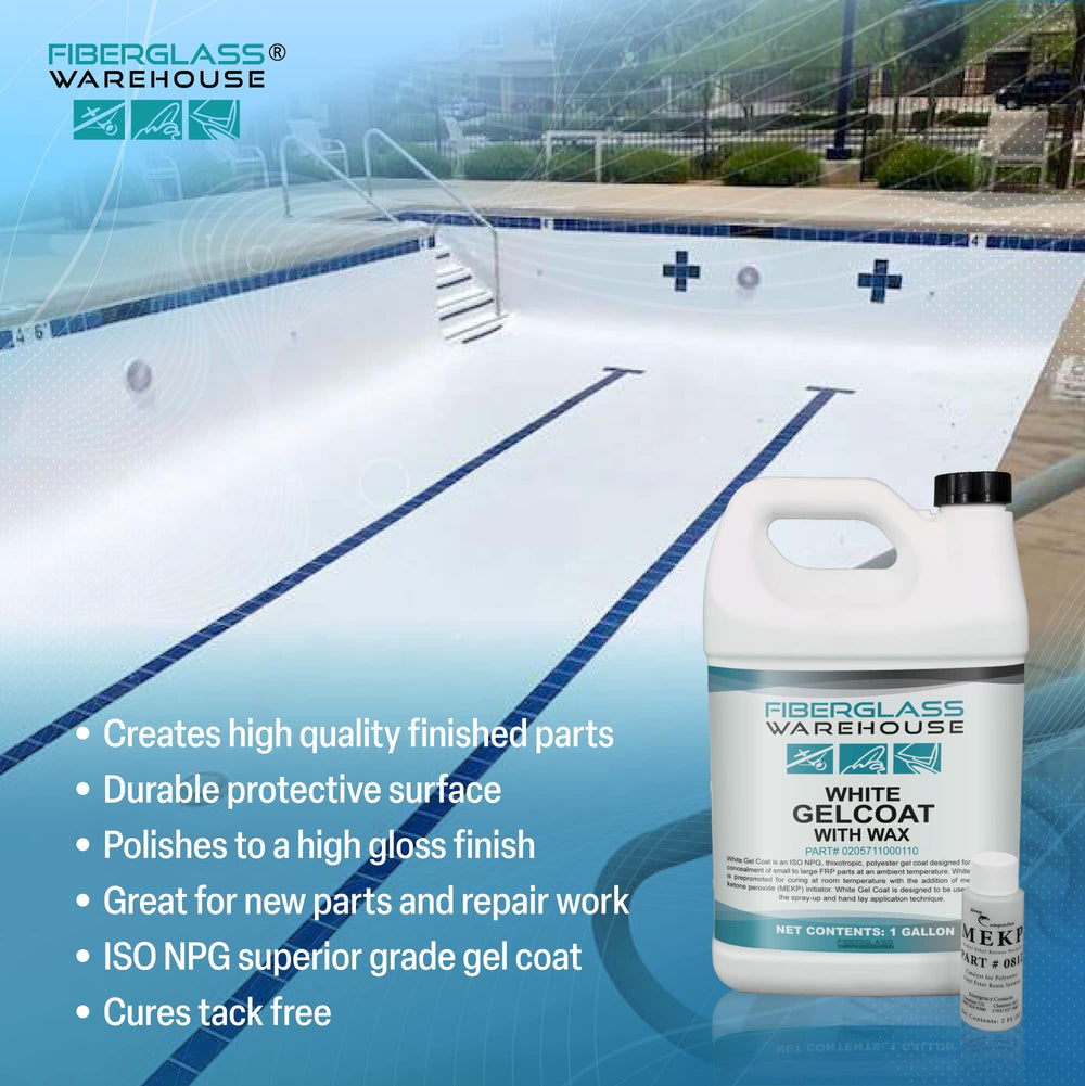 Fiberglass Warehouse brush and roller applying gelcoat, easy use benefit