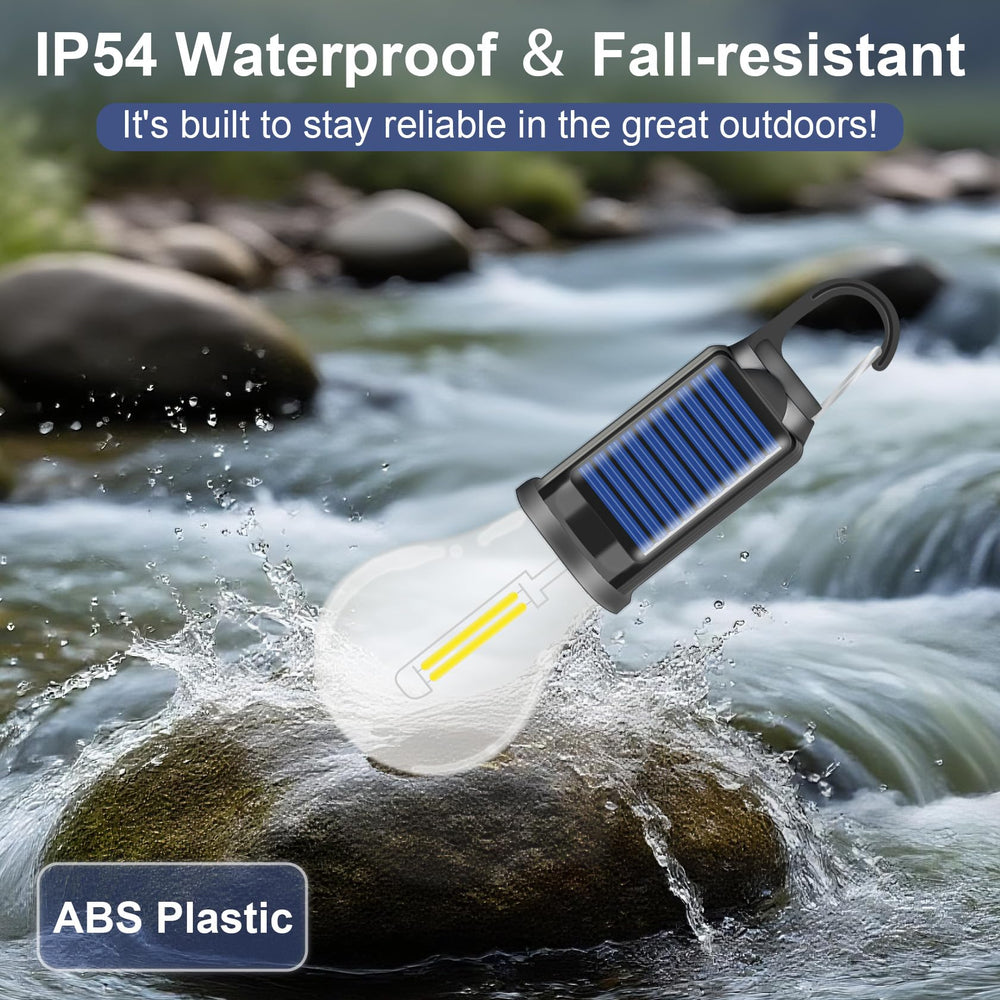 Fieldspark clipped to a backpack for portable lighting on hikes