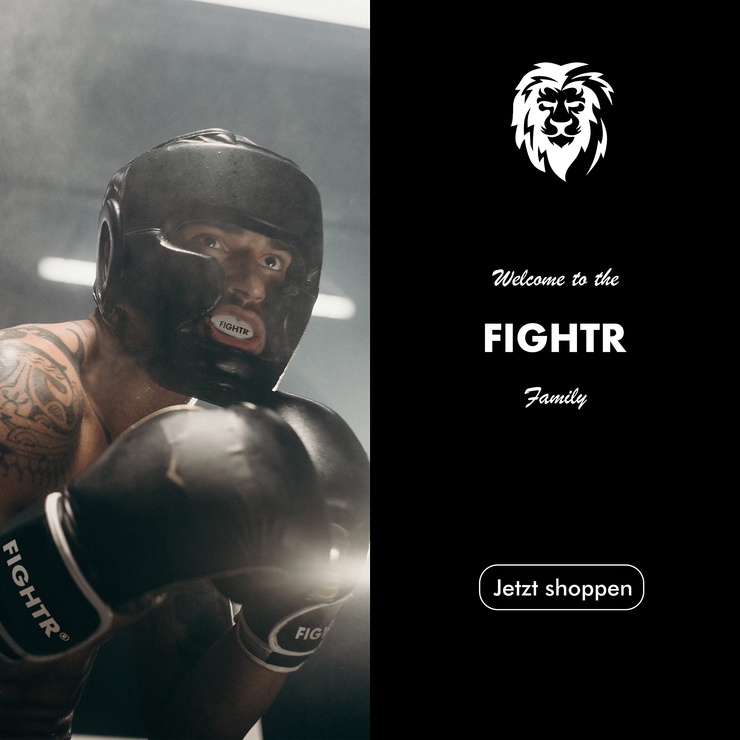FIGHTR packaging and instructions included for quick, correct fitting