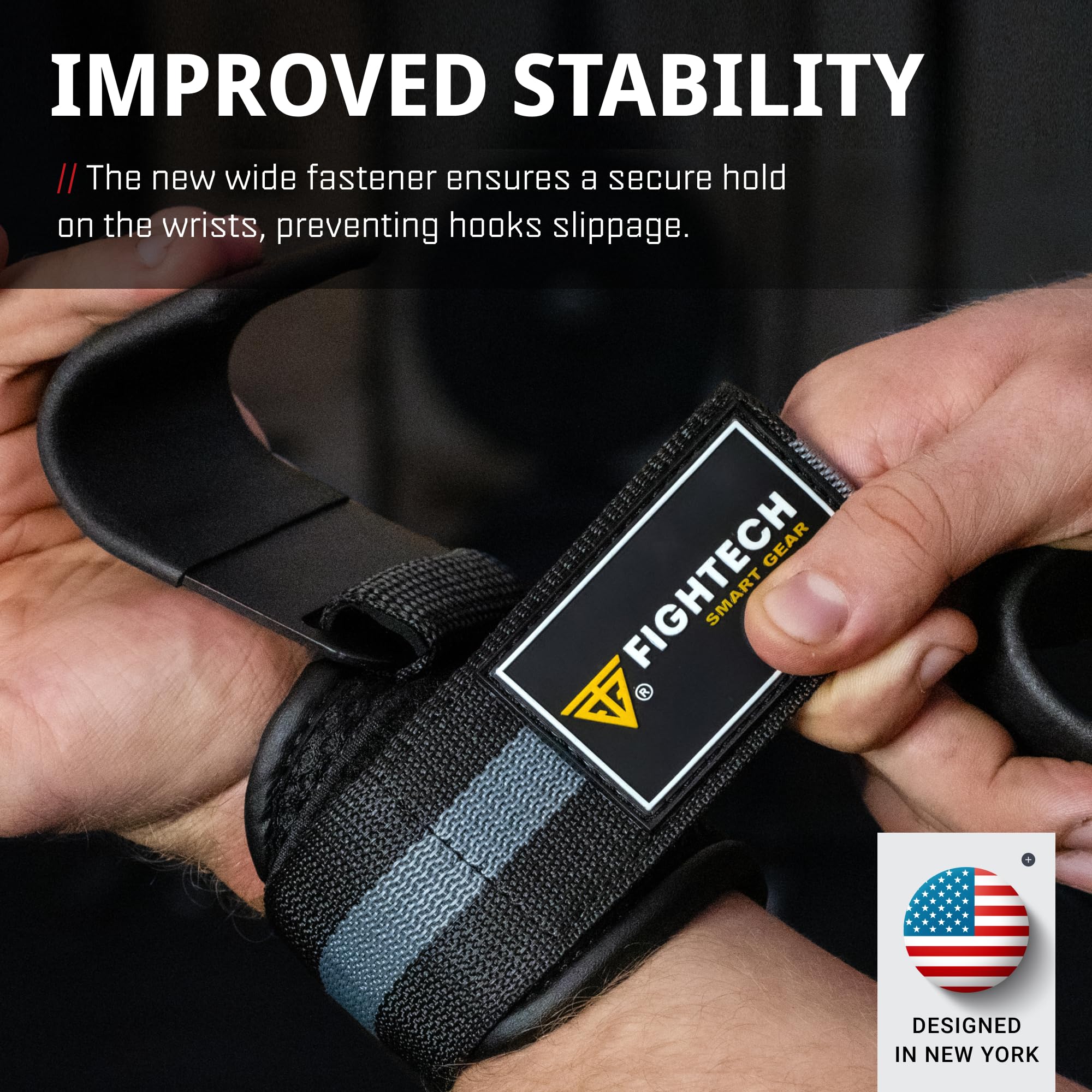 FightTech mesh and padding texture showing breathability and reduced chafing