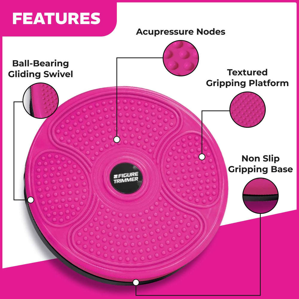 Figure Trimmer with feet in use on carpet showing core engagement