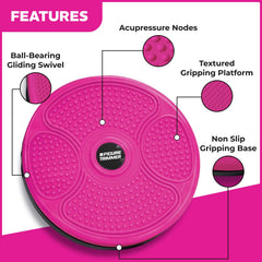 Figure Trimmer with feet in use on carpet showing core engagement