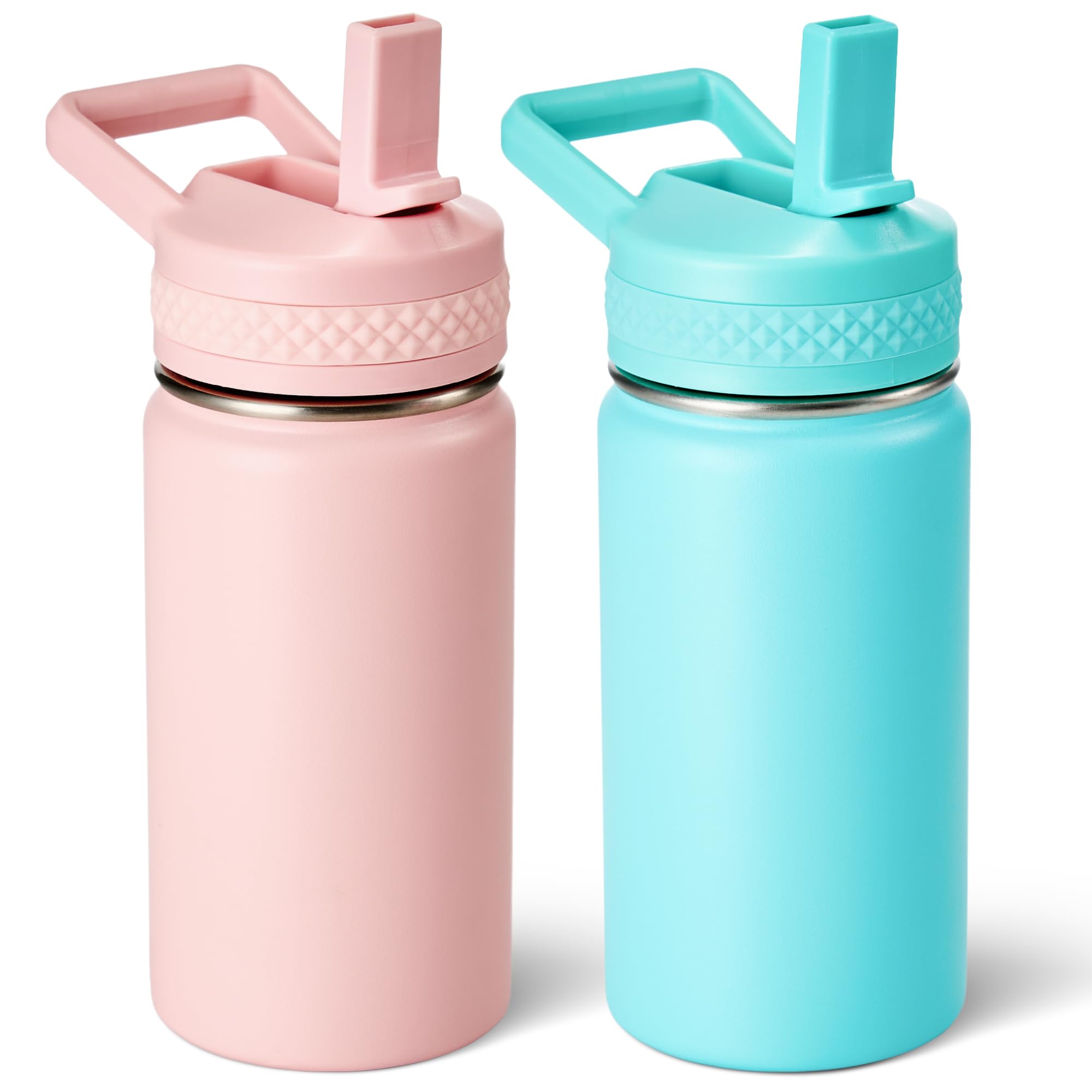 Fijinhom front view pink and mint showing compact design and playful colors