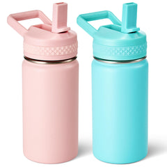 Fijinhom front view pink and mint showing compact design and playful colors