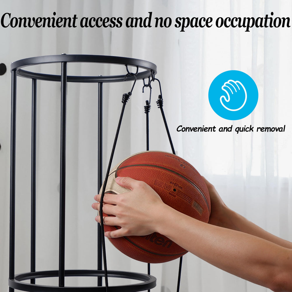 FiloxeniaOasis bottom small ball shelf close-up holding tennis and baseballs for accessory storage