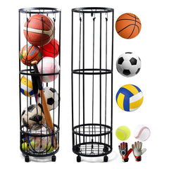 FiloxeniaOasis front view wall-mounted rack showing organized balls for neat storage