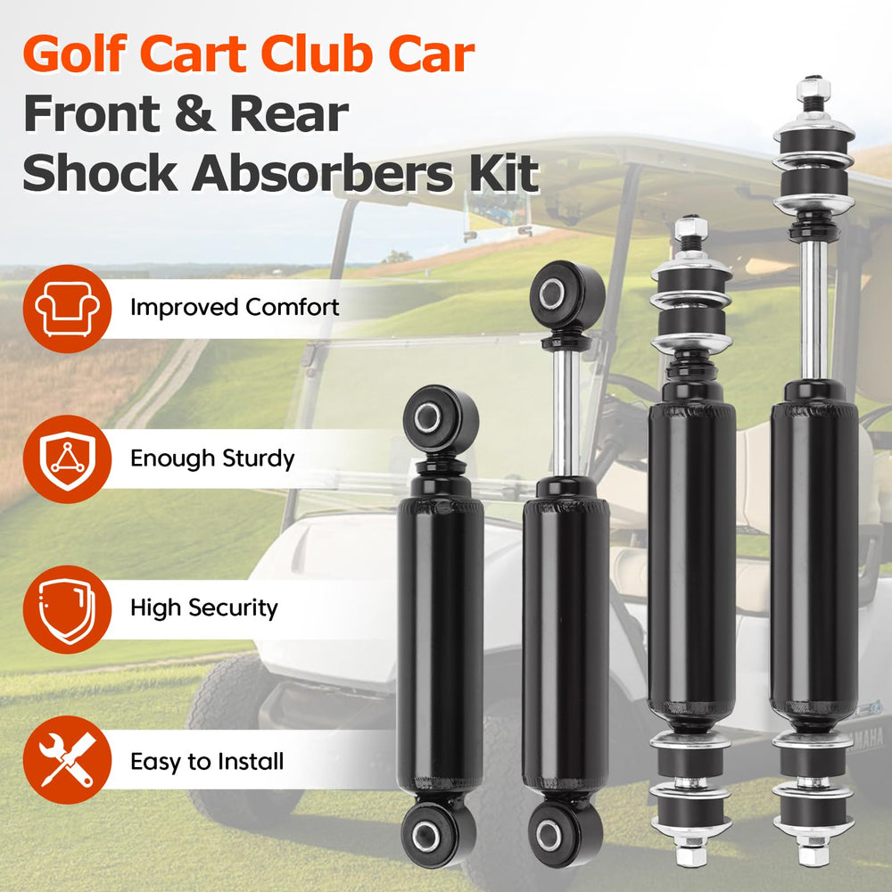 FILTERUP rear shock assembly front view illustrating durable construction and control