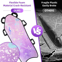 FIMXSD sled handles with gloved hands demonstrating secure non-slip grip