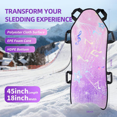 FIMXSD HDPE base close-up highlighting smooth surface for quicker glides