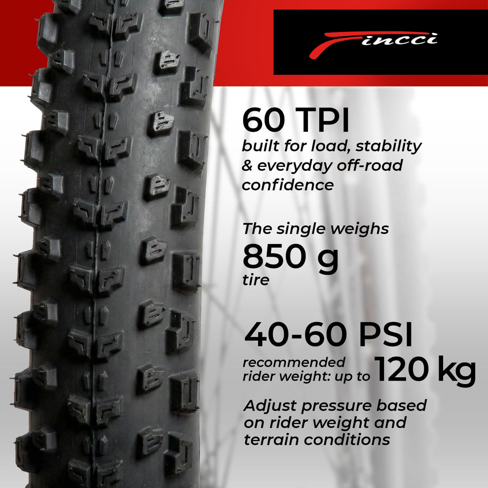 Fincci tire folded for compact storage and easy transport during trips