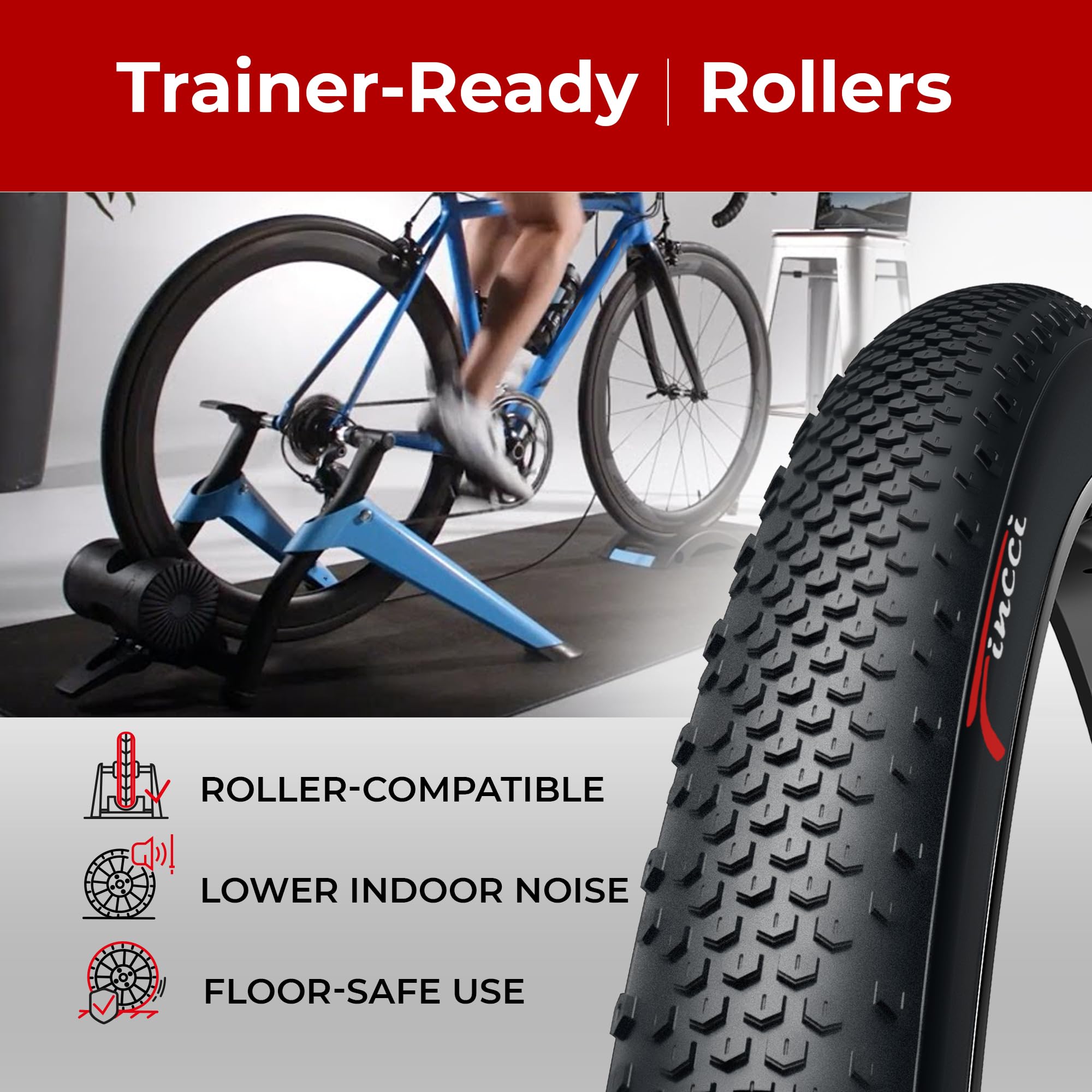 Fincci close view of label with 40-622 sizing and puncture protection benefit