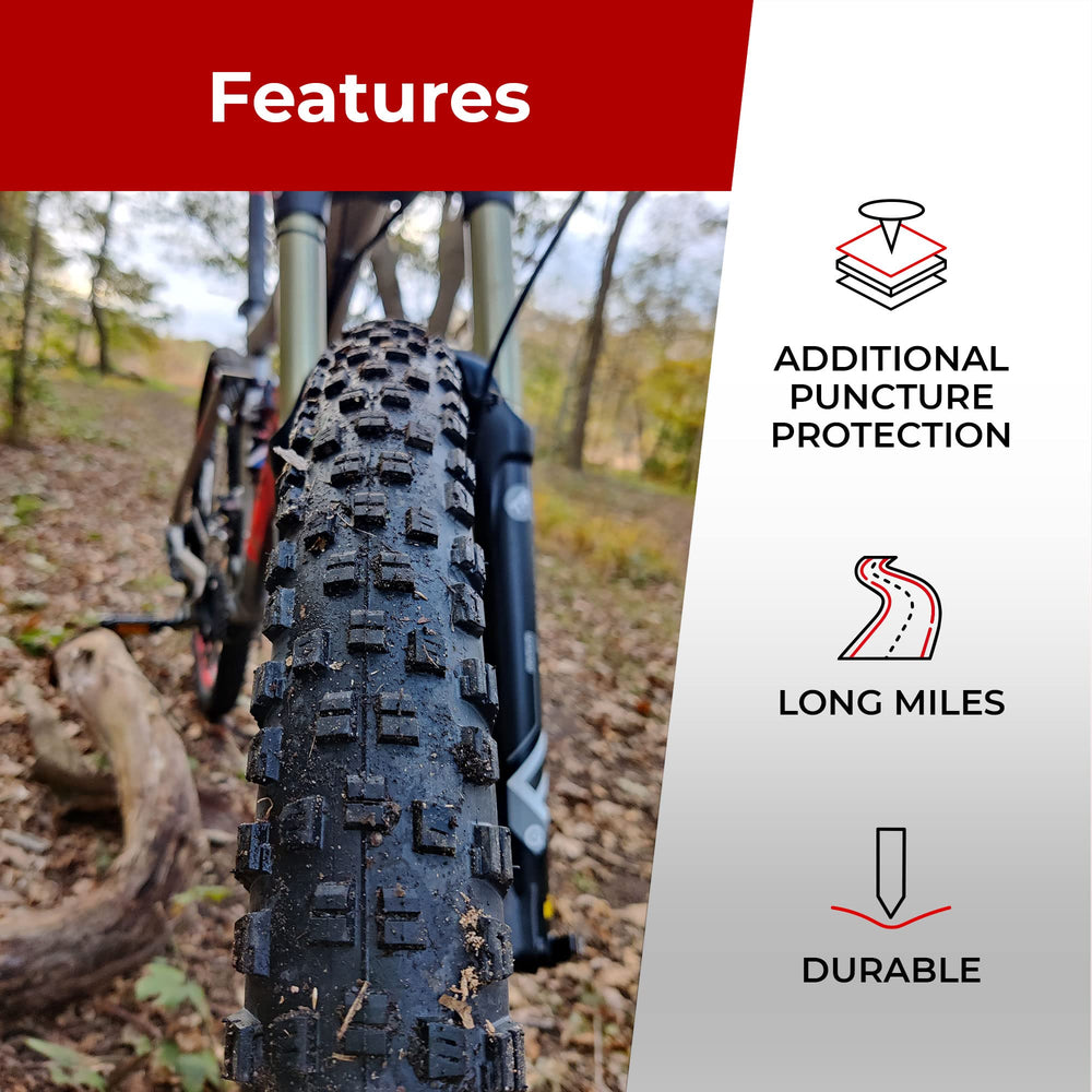 Fincci tyre on a bike in urban setting showing versatile riding use