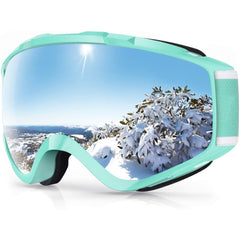 findway front view OTG goggles showing roomy fit and wide vision benefit