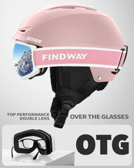findway goggles side profile with adjustable strap for secure fit