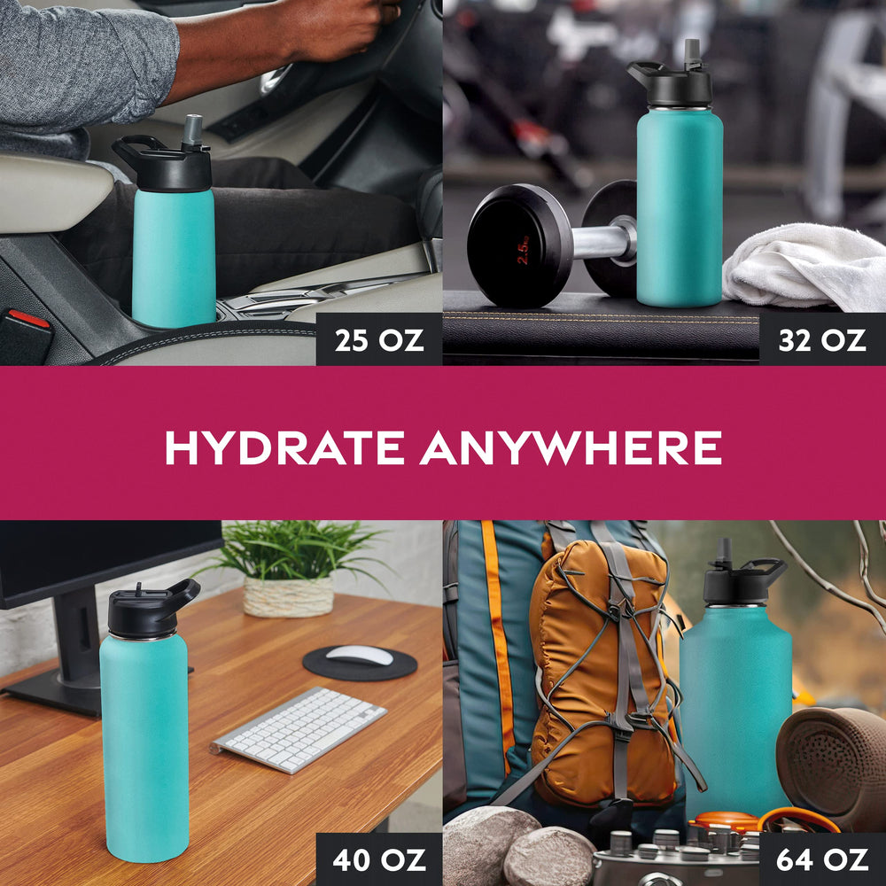 FineDine bottle inside a backpack showing durable, travel-ready design